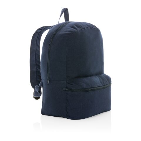Impact Aware™ 285 gsm rcanvas backpack undyed navy | No Branding | not available | not available | not available