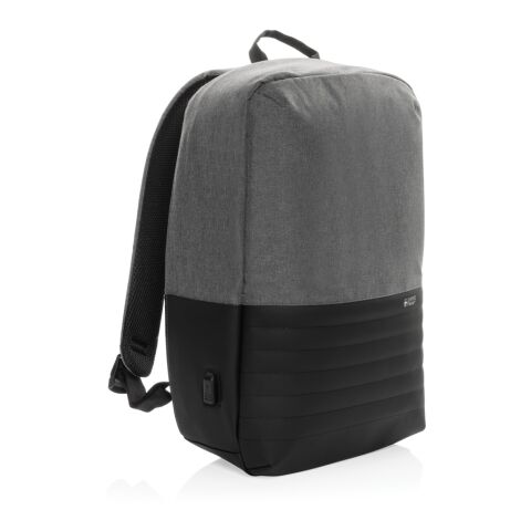 Swiss Peak AWARE™ RFID anti-theft 15&#039;&#039; laptop backpack grey | No Branding | not available | not available