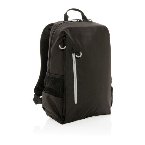 Impact AWARE™ Lima 15.6' RFID laptop backpack black-white | No Branding | not available | not available | not available