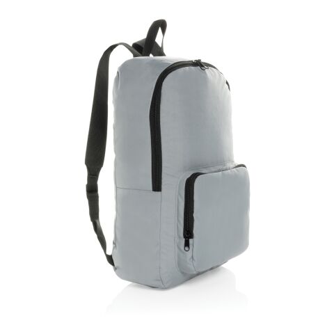 Dillon AWARE™ RPET foldable classic backpack storm grey | No Branding | not available | not available | not available