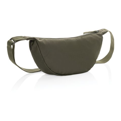 Crescent AWARE™ RPET half moon sling bag green | No Branding | not available | not available | not available