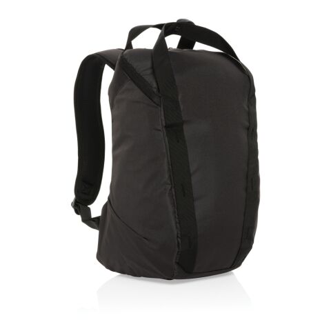 Sienna AWARE™ RPET everyday 14 inch laptop backpack black | No Branding | not available | not available | not available