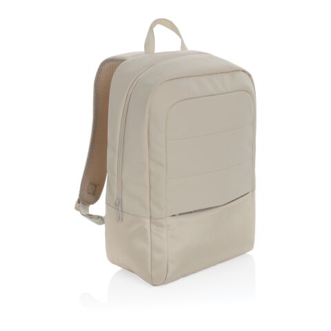 Armond AWARE™ RPET 15.6 inch standard laptop backpack grey | No Branding | not available | not available
