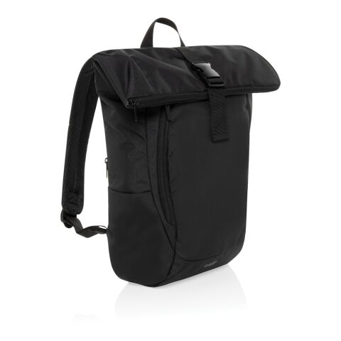 Swiss Peak Aware™ RPET Leonard 15.6 inch laptop backpack black | No Branding | not available | not available | not available