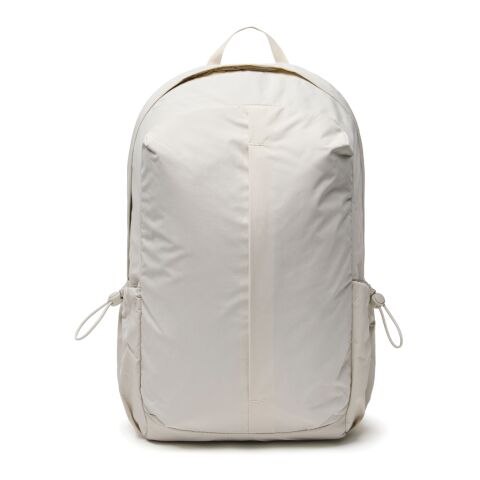 KENTO URBAN RCS recycled nylon 15.6 inch Backpack with front beige | No Branding | not available | not available