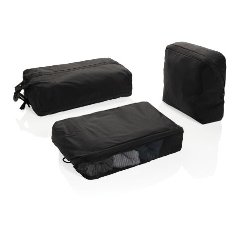 KENTO URBAN RCS recycled nylon packing cube set black