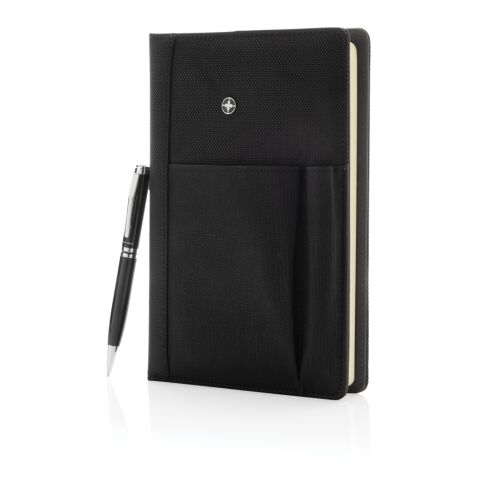 Refillable notebook and pen set black | No Branding | not available | not available