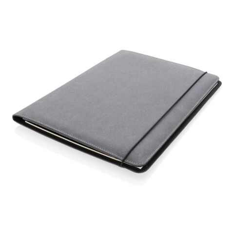 Recycled leather A4 portfolio grey | No Branding | not available | not available