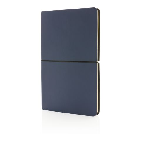 Modern deluxe softcover A5 notebook navy | No Branding | not available | not available
