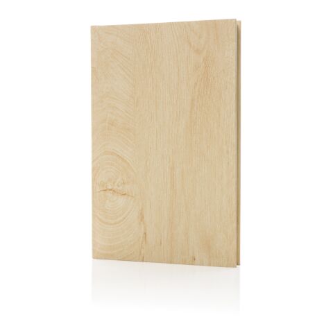 Kavana wood print A5 notebook light brown | No Branding | not available | not available