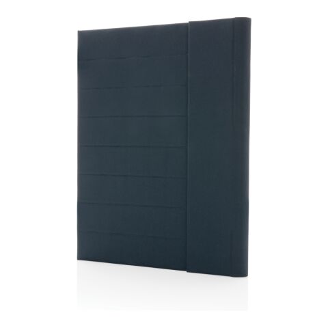 Impact Aware™ A4 portfolio with magnetic closure navy | No Branding | not available | not available