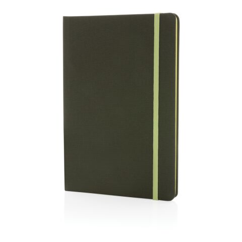 GRS certified RPET A5 notebook green-green | No Branding | not available | not available