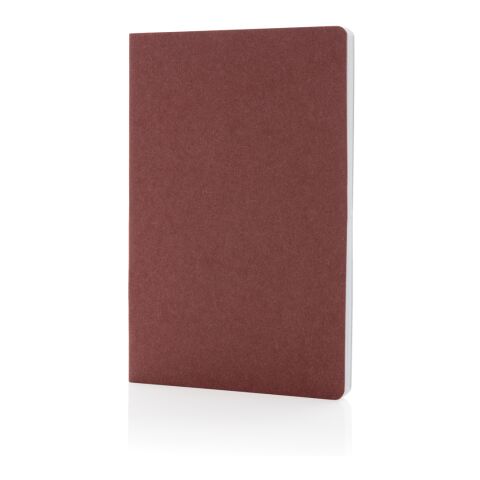 Salton luxury kraft paper notebook A5 cherry red | No Branding | not available | not available
