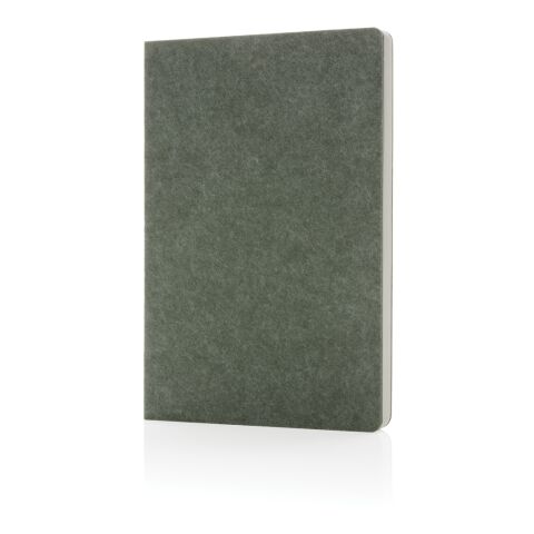 Phrase GRS certified recycled felt A5 notebook green | No Branding | not available | not available