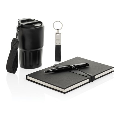 Swiss Peak RCS certified deluxe business gift set w/ tumbler black | No Branding | not available | not available