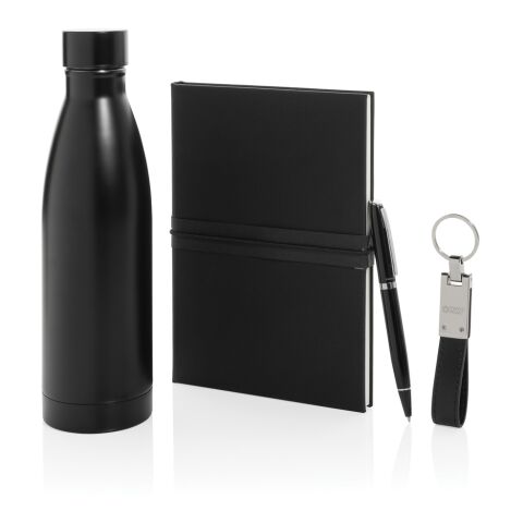 Swiss Peak RCS deluxe business gift set w/ water bottle black | No Branding | not available | not available