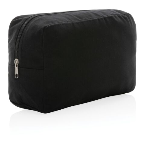 Impact Aware™ 285 gsm rcanvas toiletry bag undyed black | No Branding | not available | not available | not available