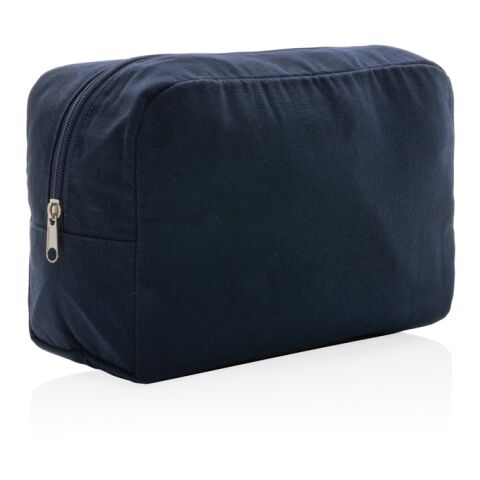 Impact Aware™ 285 gsm rcanvas toiletry bag undyed navy | No Branding | not available | not available | not available