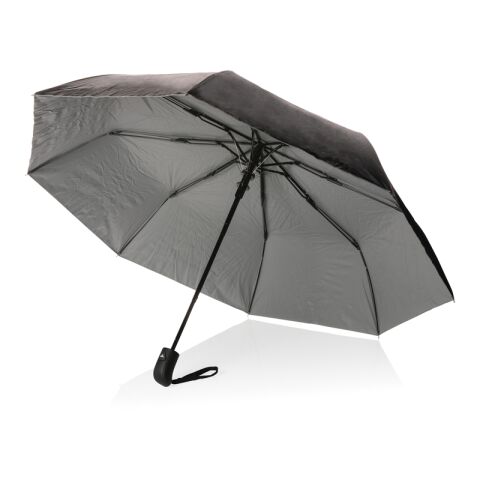 21&quot; Impact AWARE™ RPET 190T Pongee dual colour mini umbrella silver | No Branding | not available | not available