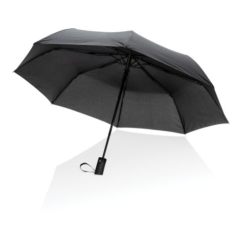 "21"" Impact AWARE™ RPET 190T mini auto open umbrella" black | No Branding | not available | not available