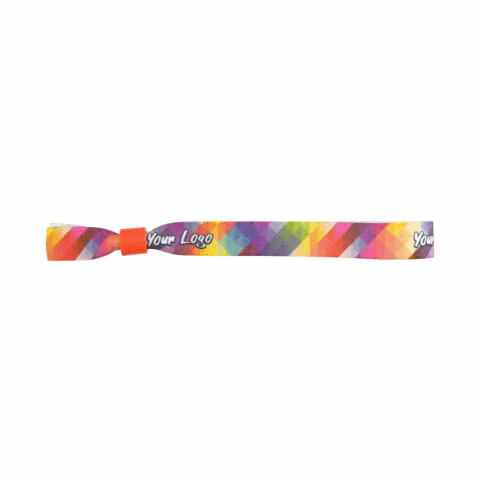 Festival Armband Express rPET Custom Pantone Colour | Without Branding | Black