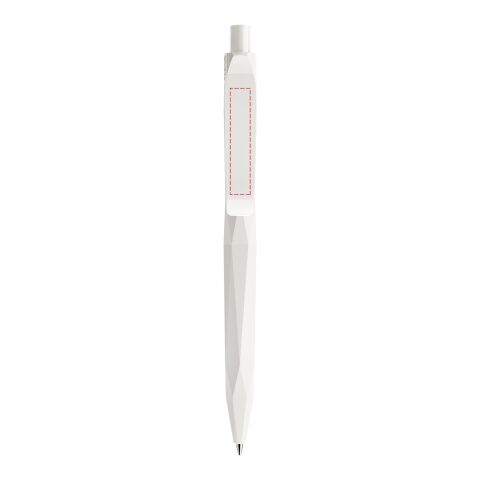Prodir QS20 push ballpoint pen matt white | Without Branding | Black