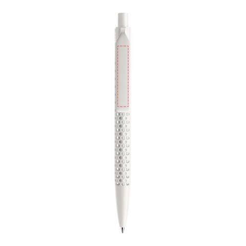 Prodir QS40 push ballpoint pen matt white | Without Branding | Black