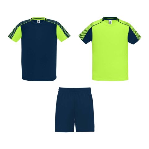 Juve unisex sports set Fluor Green-Navy Blue | XL
