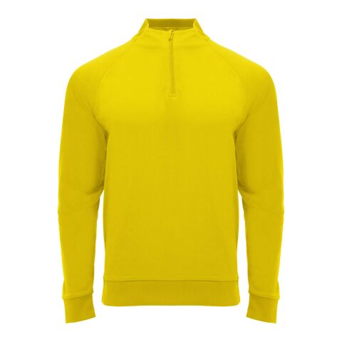 Epiro long sleeve unisex quarter zip sweatshirt Standard | Yellow | roly- | No Branding | not available | not available | not available