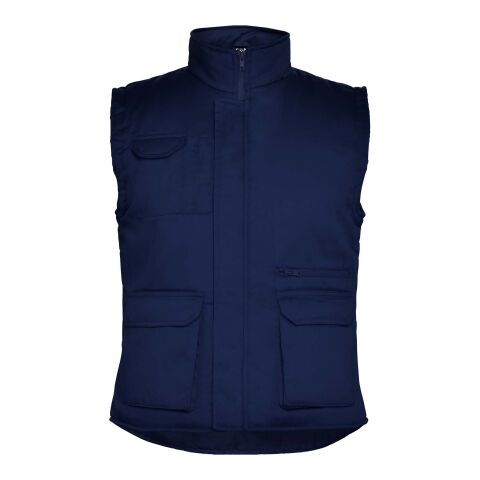 Amanzor multi-purpose workwear bodywarmer with high neck Standard | Navy Blue | M | No Branding | not available | not available | not available