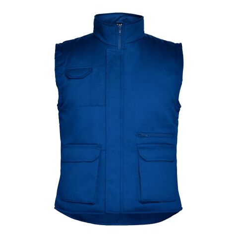 Amanzor multi-purpose workwear bodywarmer with high neck Standard | Royal blue | XL | No Branding | not available | not available | not available