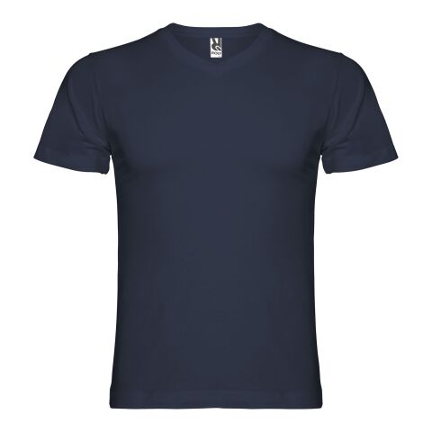 Samoyedo short sleeve men&#039;s v-neck t-shirt Standard | Navy Blue | roly-2XL | No Branding | not available | not available | not available