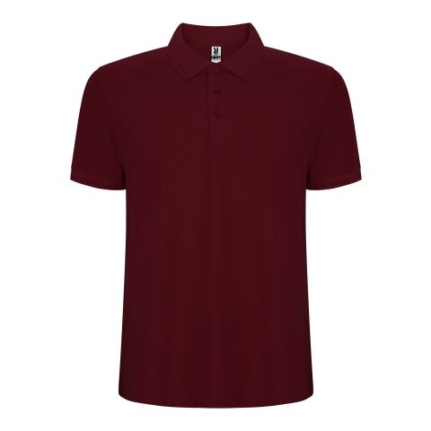 Pegaso Premium short sleeve men's polo Standard | Garnet | L | No Branding | not available | not available | not available