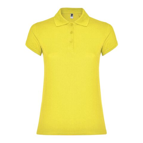Star short sleeve women&#039;s polo Standard | Yellow | roly-XL | No Branding | not available | not available | not available