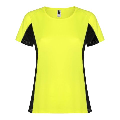 Shanghai short sleeve women&#039;s sports t-shirt Standard | Fluor Yellow-Solid black | roly- | No Branding | not available | not available | not available