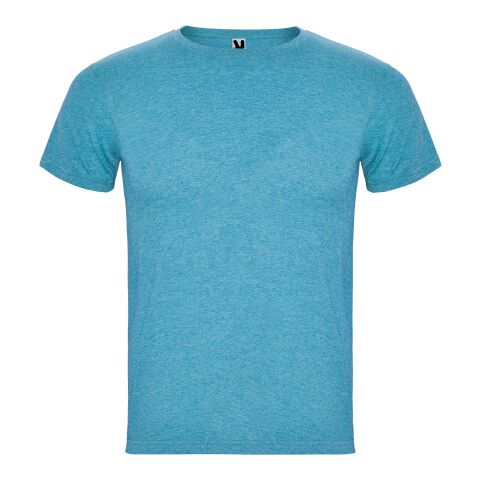 Fox short sleeve men&#039;s t-shirt Standard | Heather Turquoise | roly-3XL | No Branding | not available | not available | not available