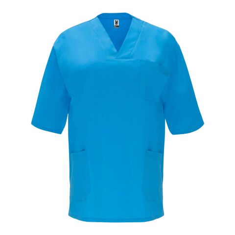 Panacea 160 g/m2 unisex short sleeve service top  Standard | Danube Blue | 2XL | No Branding | not available | not available | not available