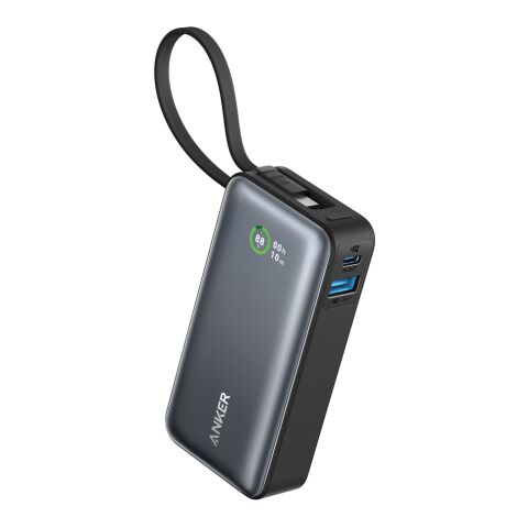 Anker Nano Power Bank 30W, Built-In USB-C Cable black