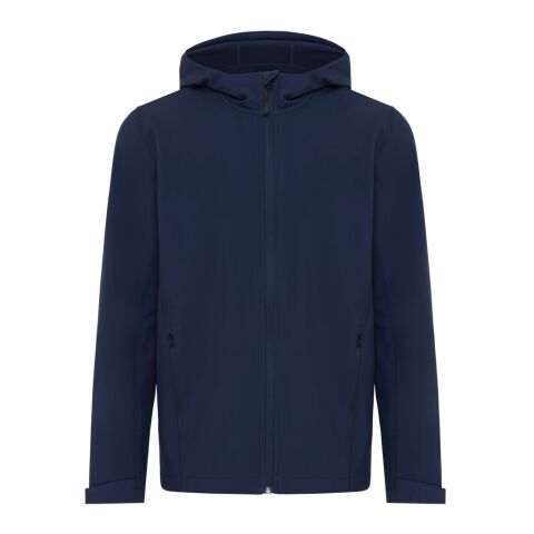 Iqoniq Makalu men recycled polyester soft shell jacket navy | XXXL | No Branding | not available | not available | not available