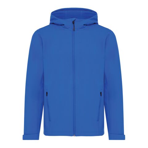 Iqoniq Makalu men recycled polyester soft shell jacket royal blue | L | No Branding | not available | not available | not available