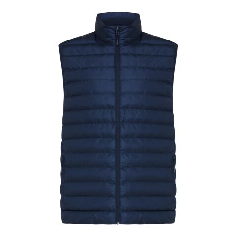 Iqoniq Meru men recycled polyester bodywarmer navy | XXL | No Branding | not available | not available | not available