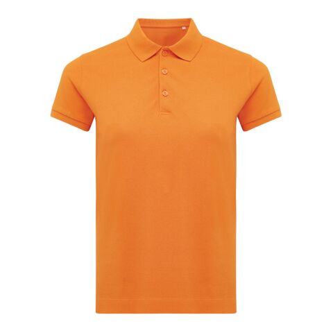 Iqoniq Yosemite women recycled cotton pique polo orange | XXL | No Branding | not available | not available | not available