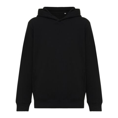 Iqoniq Yengo kids recycled cotton hoodie with sidepockets black | 11-12 | No Branding | not available | not available | not available