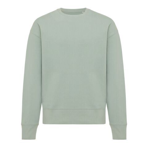 Iqoniq Kruger relaxed recycled cotton crew neck iceberg green | XXS | No Branding | not available | not available | not available