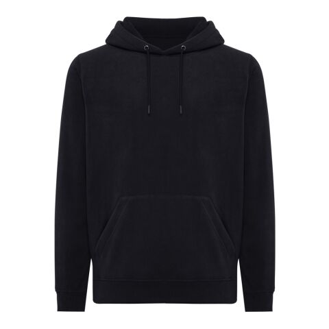 Iqoniq Trivor recycled polyester microfleece hoodie black | XXS | No Branding | not available | not available | not available