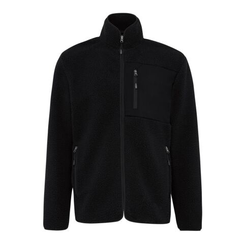 Iqoniq Diran recycled polyester pile fleece jacket black | XL | No Branding | not available | not available | not available