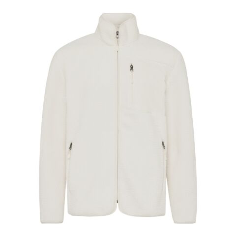 Iqoniq Diran recycled polyester pile fleece jacket natural | XS