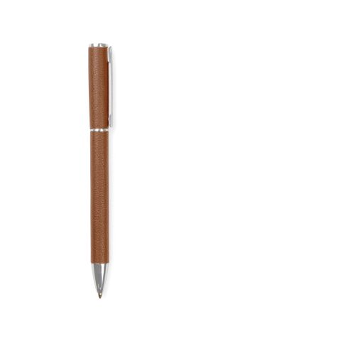 VINGA Timo RCS recycled aluminium pen brown | No Branding | not available | not available