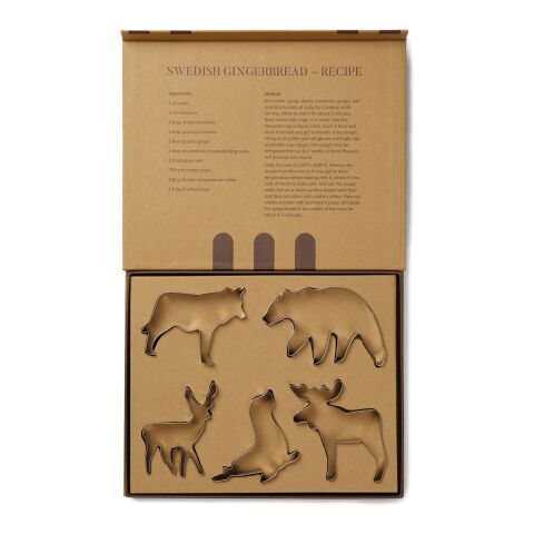 VINGA Nordic big 5 cookie cutter 5-piece set grey | No Branding | not available | not available