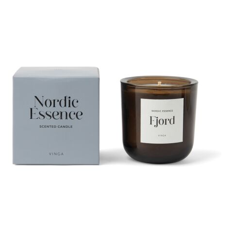 Nordic essence scented candle large blue-dark brown | No Branding